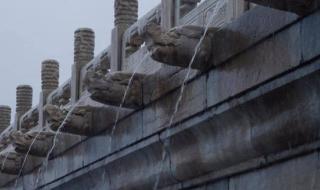 故宫九龙吐水景观再现 故宫九龙吐水景观再现